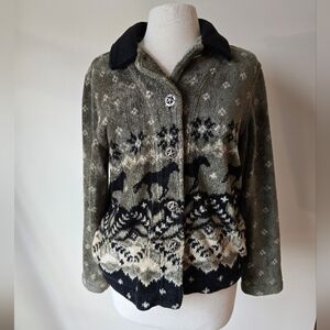 Rough rider By Circle T Women's S Fleece Western Style.